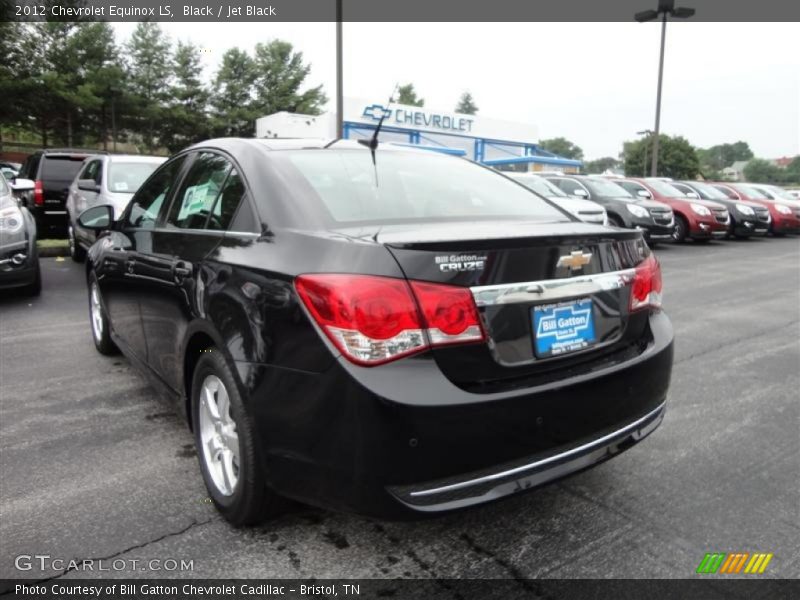 Black / Jet Black 2012 Chevrolet Equinox LS