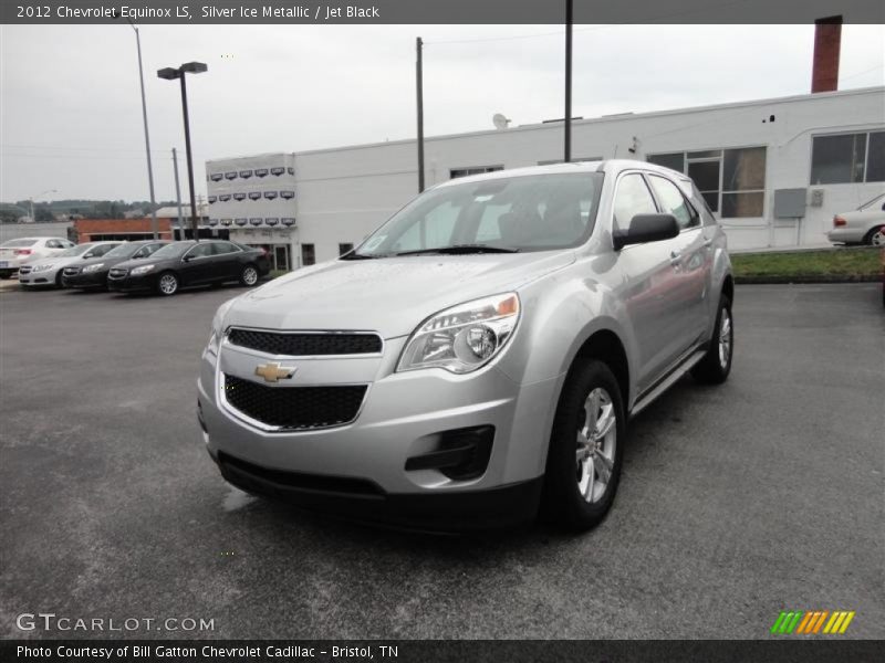 Silver Ice Metallic / Jet Black 2012 Chevrolet Equinox LS