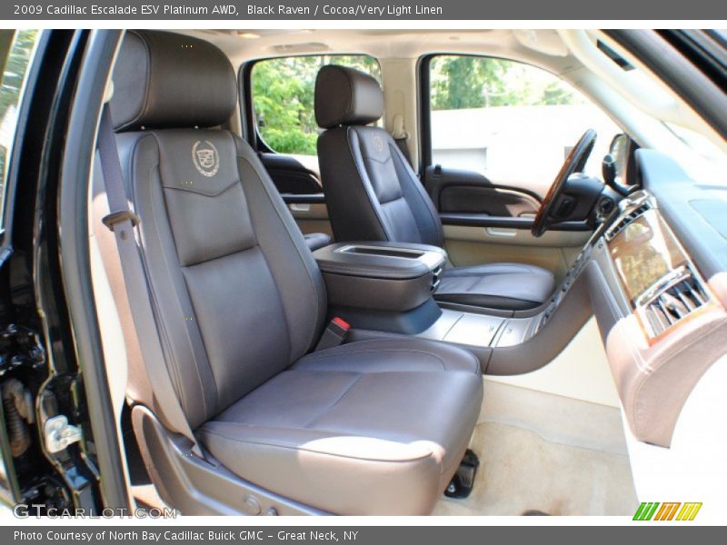  2009 Escalade ESV Platinum AWD Cocoa/Very Light Linen Interior