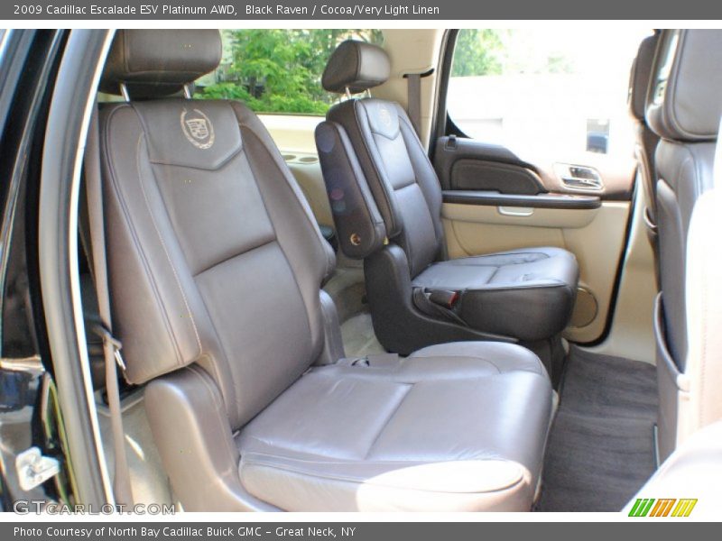 Rear Seat of 2009 Escalade ESV Platinum AWD