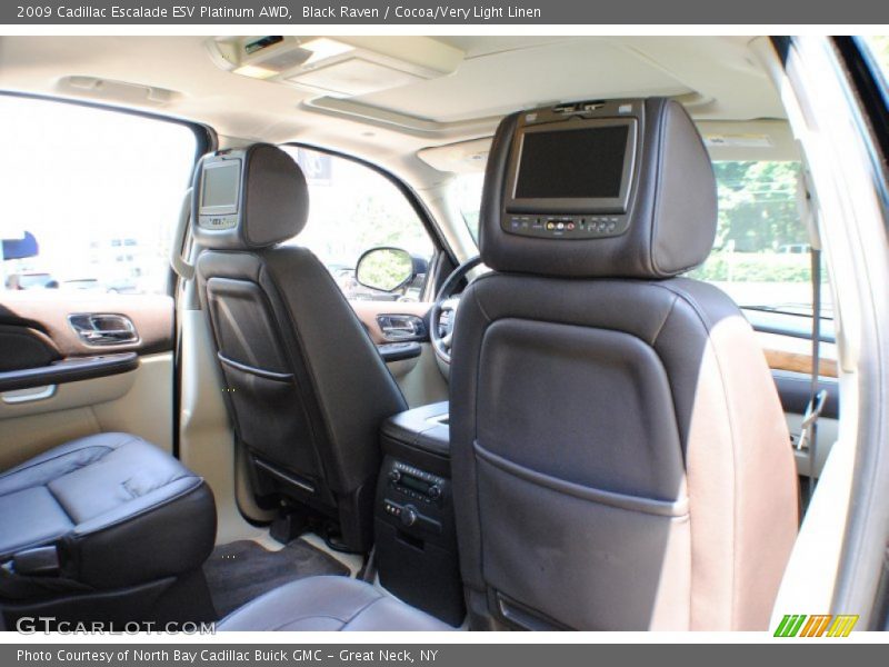 Black Raven / Cocoa/Very Light Linen 2009 Cadillac Escalade ESV Platinum AWD