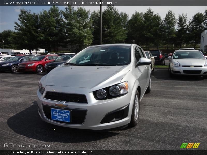 Silver Ice Metallic / Jet Black/Dark Titanium 2012 Chevrolet Sonic LT Hatch