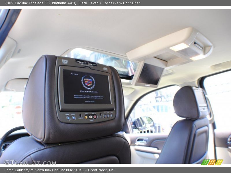 Black Raven / Cocoa/Very Light Linen 2009 Cadillac Escalade ESV Platinum AWD