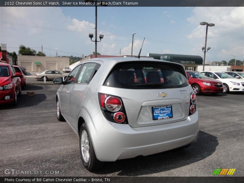 Silver Ice Metallic / Jet Black/Dark Titanium 2012 Chevrolet Sonic LT Hatch