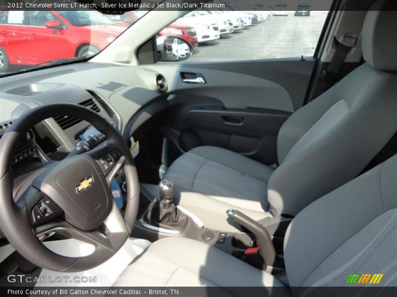 Silver Ice Metallic / Jet Black/Dark Titanium 2012 Chevrolet Sonic LT Hatch