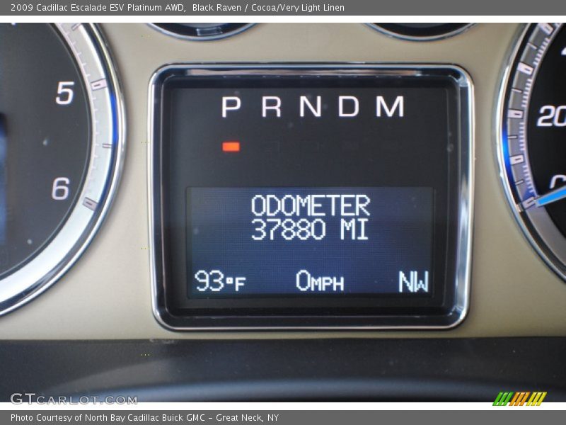Black Raven / Cocoa/Very Light Linen 2009 Cadillac Escalade ESV Platinum AWD