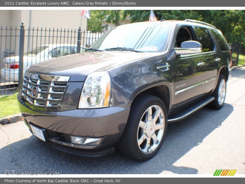 Galaxy Gray Metallic / Ebony/Ebony 2011 Cadillac Escalade Luxury AWD