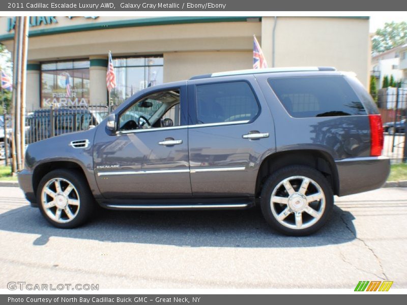 Galaxy Gray Metallic / Ebony/Ebony 2011 Cadillac Escalade Luxury AWD