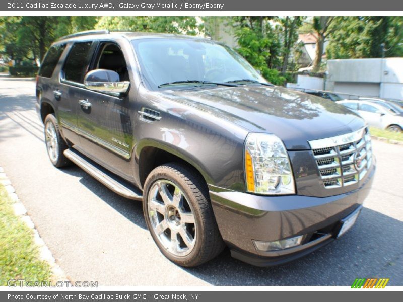 Galaxy Gray Metallic / Ebony/Ebony 2011 Cadillac Escalade Luxury AWD
