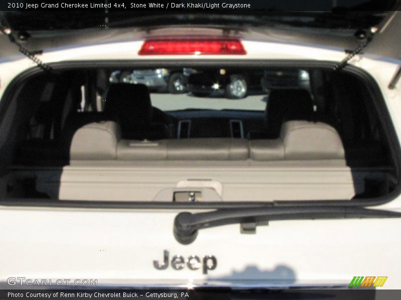 Stone White / Dark Khaki/Light Graystone 2010 Jeep Grand Cherokee Limited 4x4