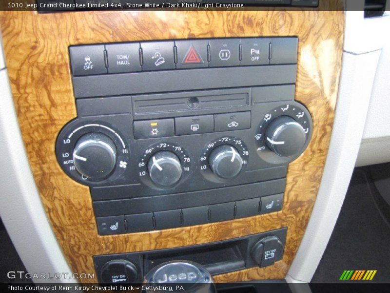 Stone White / Dark Khaki/Light Graystone 2010 Jeep Grand Cherokee Limited 4x4