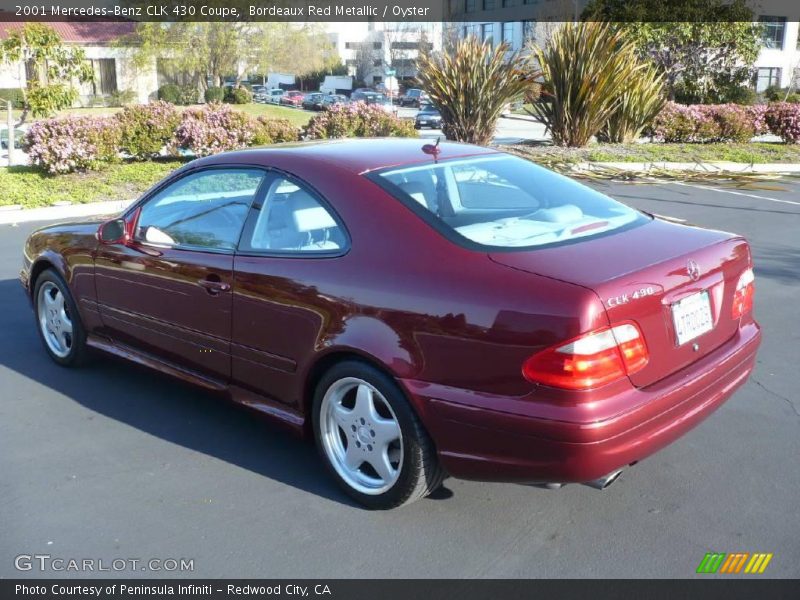 Bordeaux Red Metallic / Oyster 2001 Mercedes-Benz CLK 430 Coupe