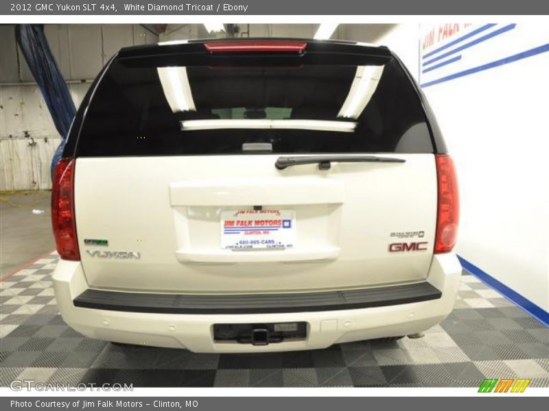 White Diamond Tricoat / Ebony 2012 GMC Yukon SLT 4x4
