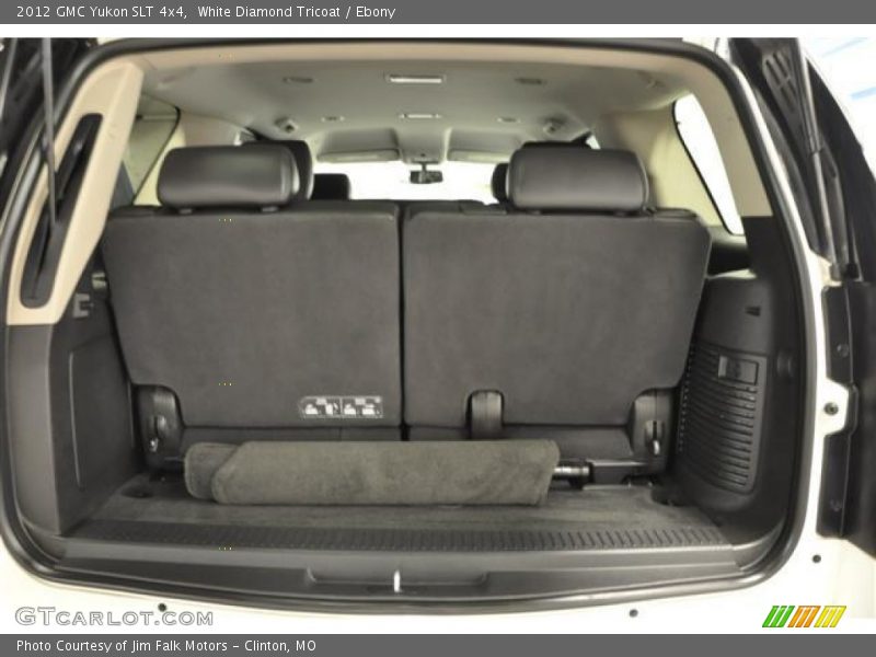 White Diamond Tricoat / Ebony 2012 GMC Yukon SLT 4x4