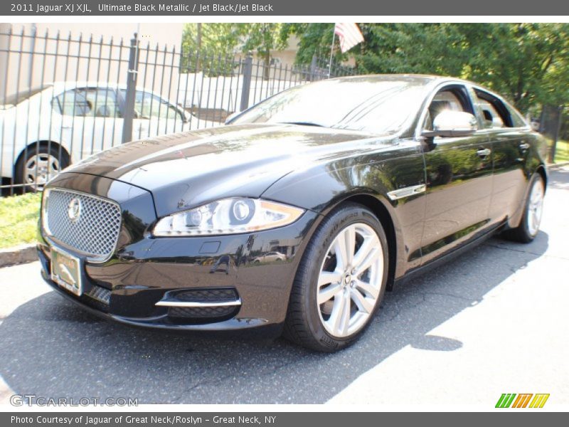 Ultimate Black Metallic / Jet Black/Jet Black 2011 Jaguar XJ XJL