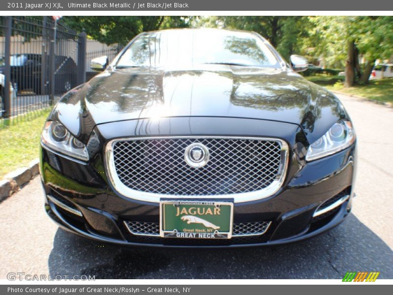 Ultimate Black Metallic / Jet Black/Jet Black 2011 Jaguar XJ XJL