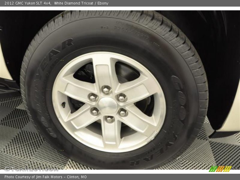 White Diamond Tricoat / Ebony 2012 GMC Yukon SLT 4x4