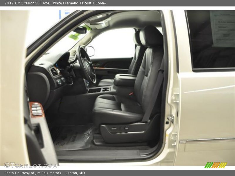 White Diamond Tricoat / Ebony 2012 GMC Yukon SLT 4x4