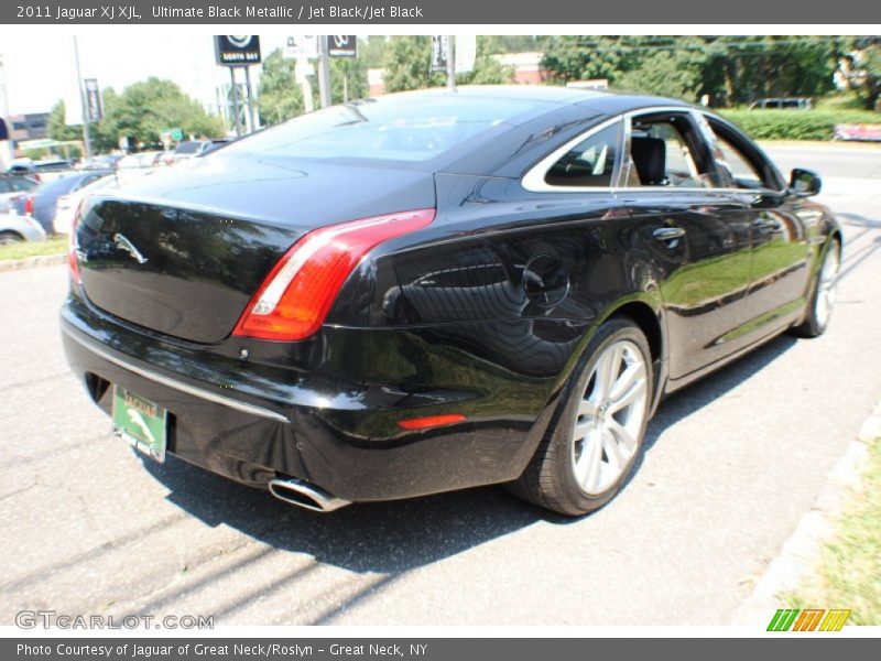Ultimate Black Metallic / Jet Black/Jet Black 2011 Jaguar XJ XJL