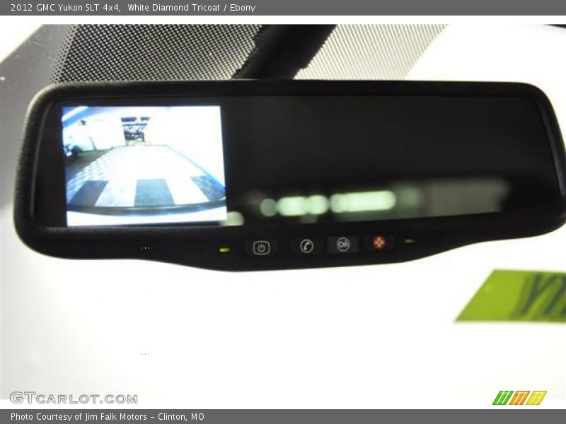 White Diamond Tricoat / Ebony 2012 GMC Yukon SLT 4x4