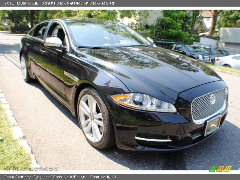 Ultimate Black Metallic / Jet Black/Jet Black 2011 Jaguar XJ XJL