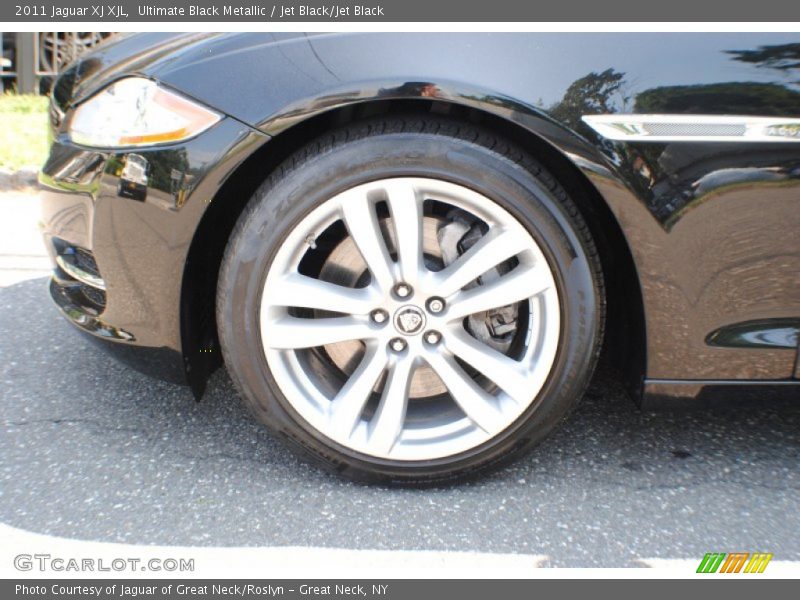 Ultimate Black Metallic / Jet Black/Jet Black 2011 Jaguar XJ XJL