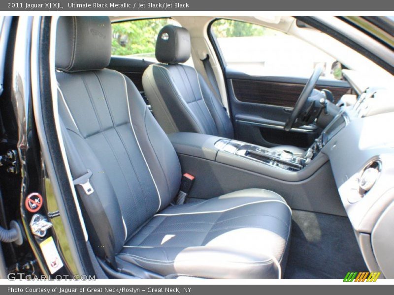 Ultimate Black Metallic / Jet Black/Jet Black 2011 Jaguar XJ XJL