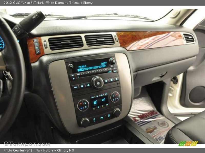 White Diamond Tricoat / Ebony 2012 GMC Yukon SLT 4x4