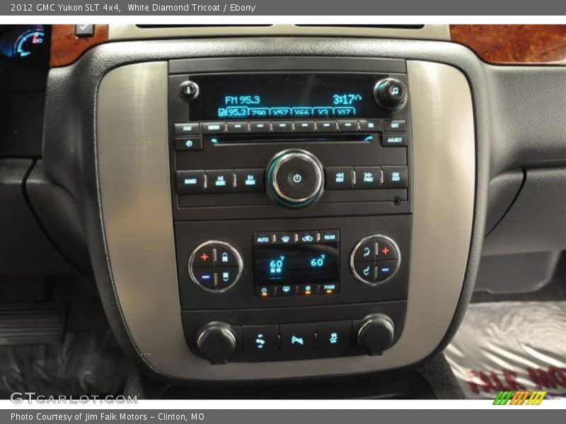 White Diamond Tricoat / Ebony 2012 GMC Yukon SLT 4x4