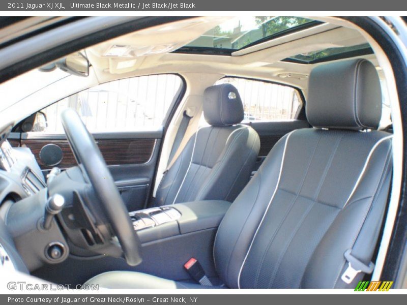 Ultimate Black Metallic / Jet Black/Jet Black 2011 Jaguar XJ XJL