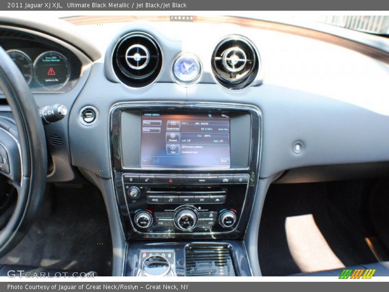 Ultimate Black Metallic / Jet Black/Jet Black 2011 Jaguar XJ XJL