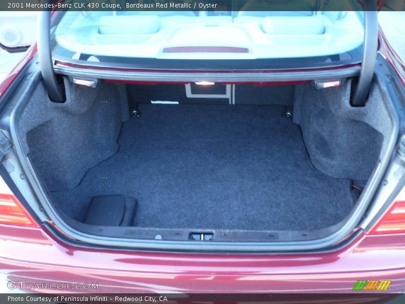 Bordeaux Red Metallic / Oyster 2001 Mercedes-Benz CLK 430 Coupe