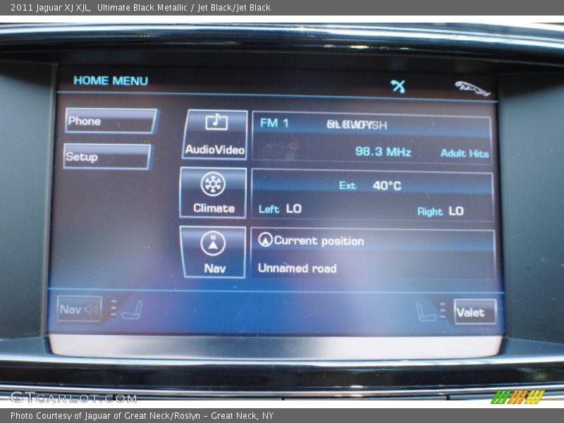 Ultimate Black Metallic / Jet Black/Jet Black 2011 Jaguar XJ XJL