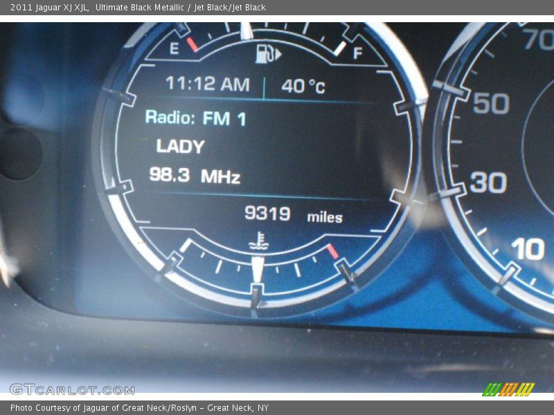 Ultimate Black Metallic / Jet Black/Jet Black 2011 Jaguar XJ XJL