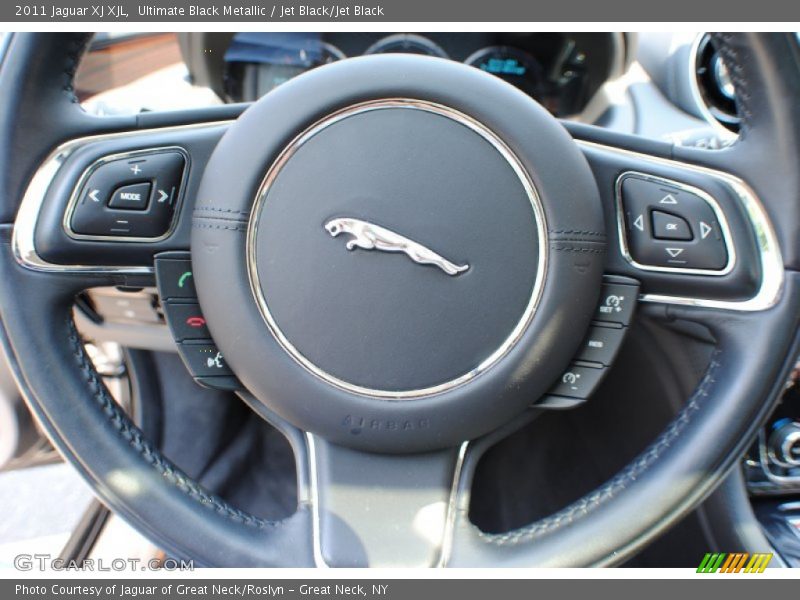 Ultimate Black Metallic / Jet Black/Jet Black 2011 Jaguar XJ XJL