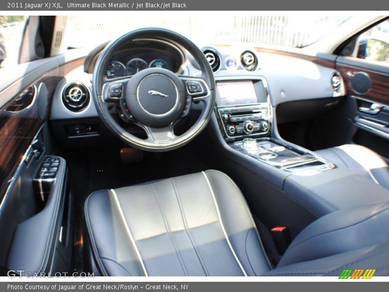 Ultimate Black Metallic / Jet Black/Jet Black 2011 Jaguar XJ XJL