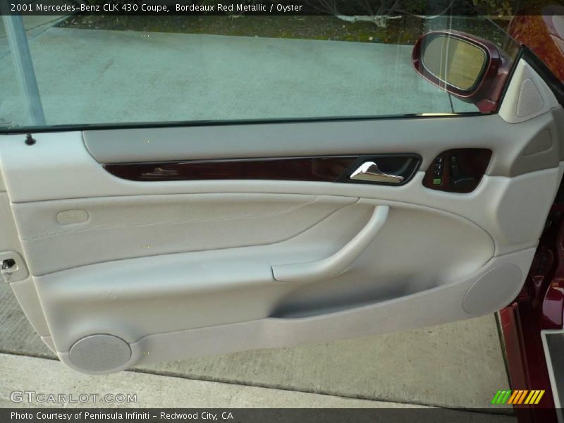 Bordeaux Red Metallic / Oyster 2001 Mercedes-Benz CLK 430 Coupe