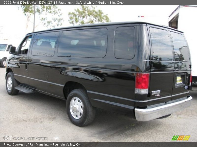 Oxford White / Medium Flint Grey 2006 Ford E Series Van E350 XLT 15 Passenger