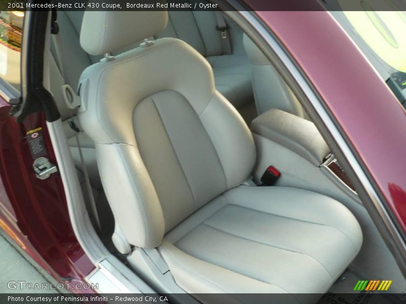 Bordeaux Red Metallic / Oyster 2001 Mercedes-Benz CLK 430 Coupe