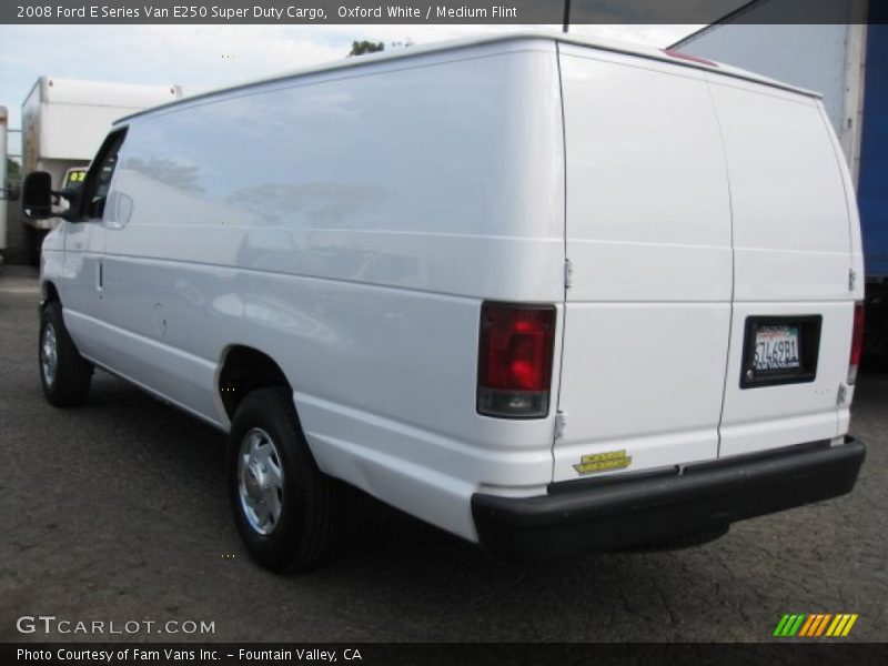 Oxford White / Medium Flint 2008 Ford E Series Van E250 Super Duty Cargo
