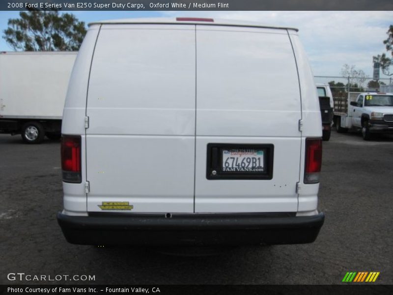 Oxford White / Medium Flint 2008 Ford E Series Van E250 Super Duty Cargo