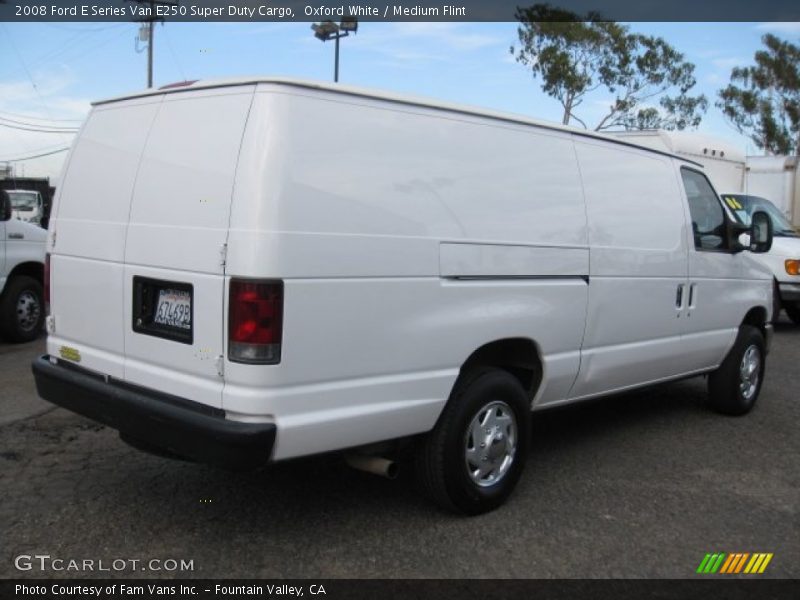 Oxford White / Medium Flint 2008 Ford E Series Van E250 Super Duty Cargo