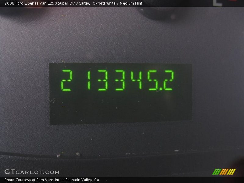 Oxford White / Medium Flint 2008 Ford E Series Van E250 Super Duty Cargo