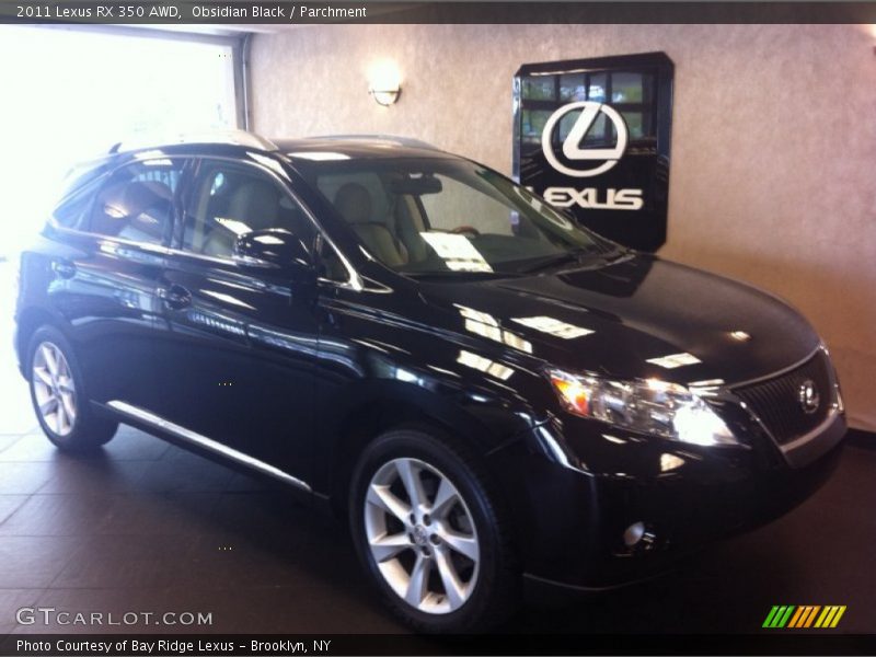 Obsidian Black / Parchment 2011 Lexus RX 350 AWD
