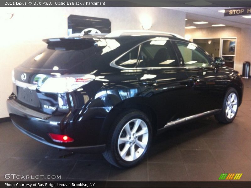 Obsidian Black / Parchment 2011 Lexus RX 350 AWD