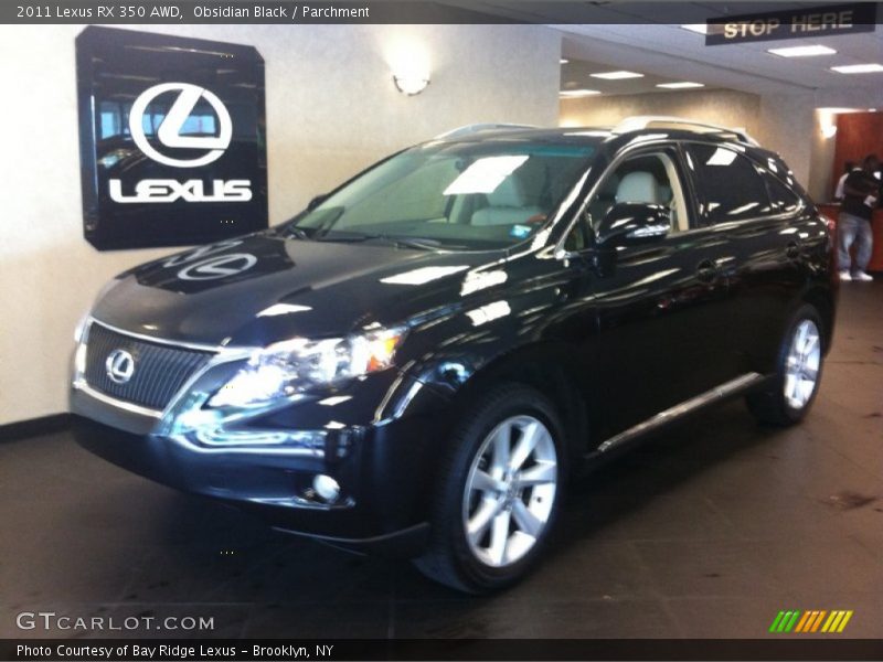 Obsidian Black / Parchment 2011 Lexus RX 350 AWD