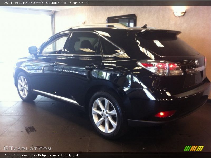 Obsidian Black / Parchment 2011 Lexus RX 350 AWD