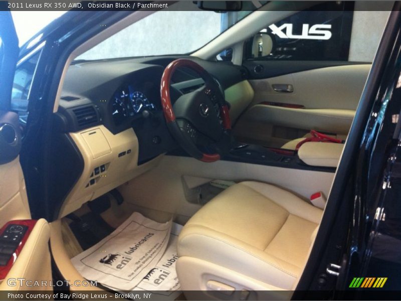 Obsidian Black / Parchment 2011 Lexus RX 350 AWD