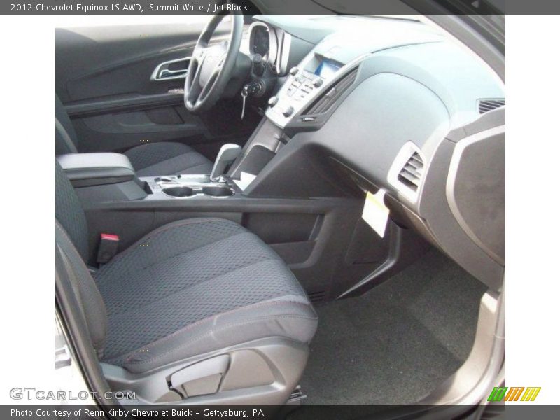 Summit White / Jet Black 2012 Chevrolet Equinox LS AWD
