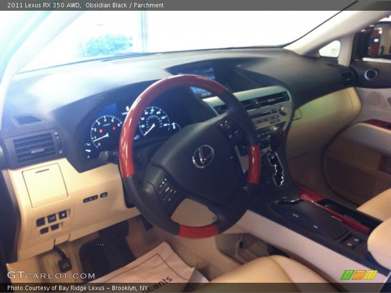 Obsidian Black / Parchment 2011 Lexus RX 350 AWD